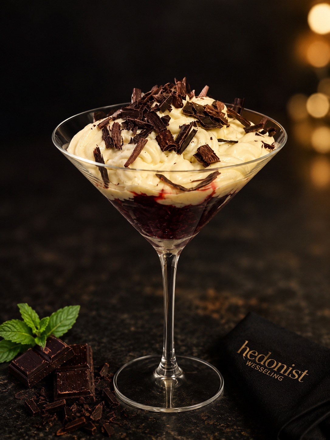 Schwarzwälder Kirschkuchen im Glas	