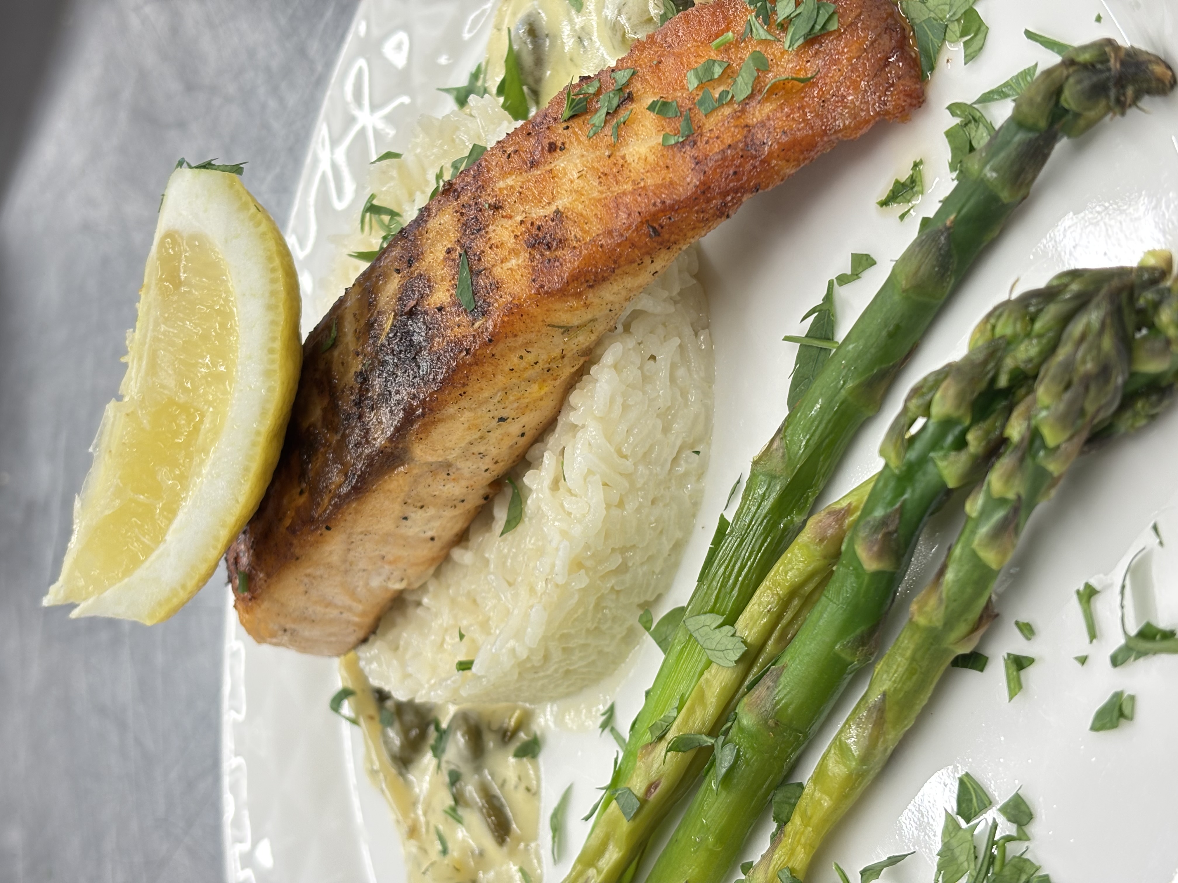 Lachsfilet 	